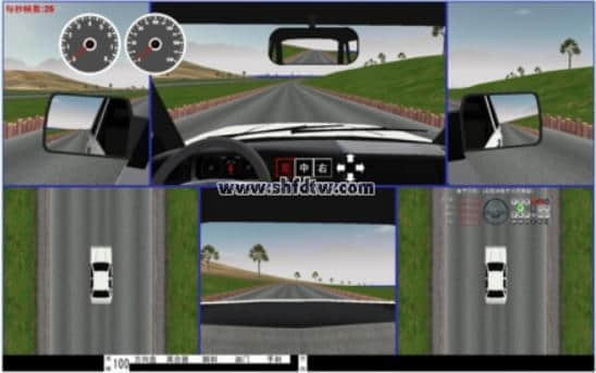 交互式主被动智能汽车驾驶培训模拟器(图2)