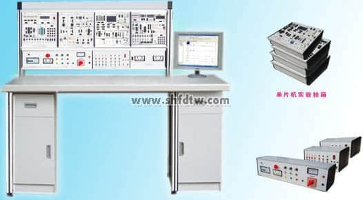 单片机实验开发装置,单片机教学实验台,单片机实训教室(图1)