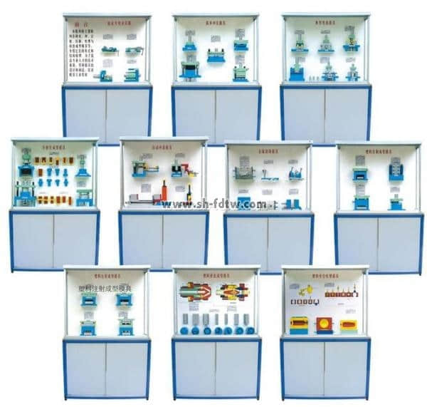 模具CD解说陈列柜,示教陈列柜,机械展示会(图3)