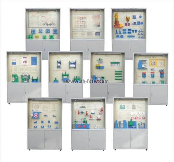 模具CD解说陈列柜,示教陈列柜,机械展示会(图7)