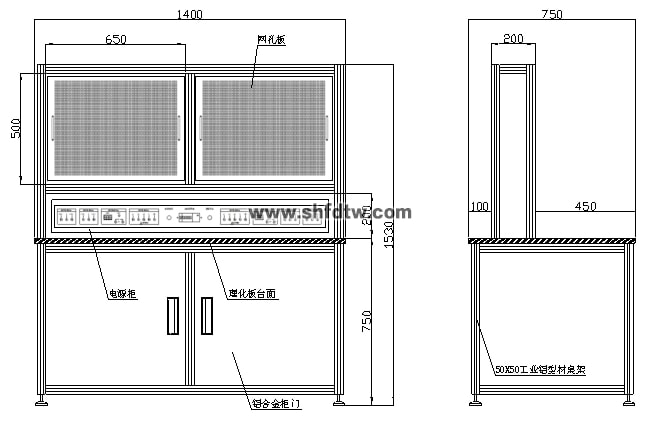 网孔型电工实训装置教学设备(图1)