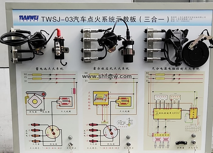 汽车点火系统示教板（三合一）(图2)