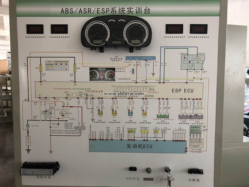 ABS/ASR/ESP制动系统实训台(图2)