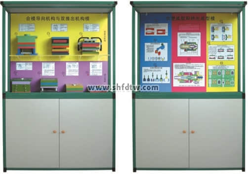 塑料模具设计与制造陈列柜,机械陈列柜,多媒体智能控制(图3)