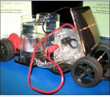燃料电池模型车,氢燃料电池模型车,电解电池车(图1)