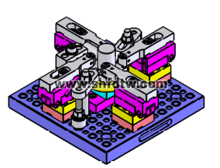 孔系拆装机床夹具(图6)