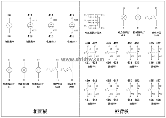低压电工实操考试动力考核柜，低压电工实训装置，低压电工实操平台(图8)
