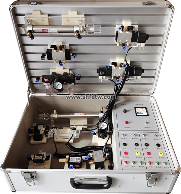 便携式气动传动基础实训箱(图1)