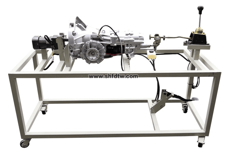 手动变速箱一体化教具（四工位） 变速器实训台 汽车手动变速器解剖实训台(图1)