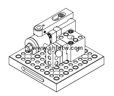 孔系拆装机床夹具 机床夹具模型 机床夹具拆装模型(图5)
