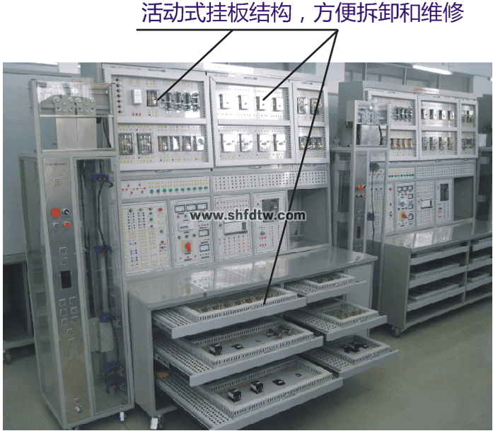 电梯电气线路实训考核装置 电梯电气线路实训考核设备 教学电梯电气线路实训设备(图2)