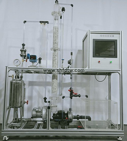数字型填料吸收实验装置 填料吸收试验台 填料吸收实训设备(图2)