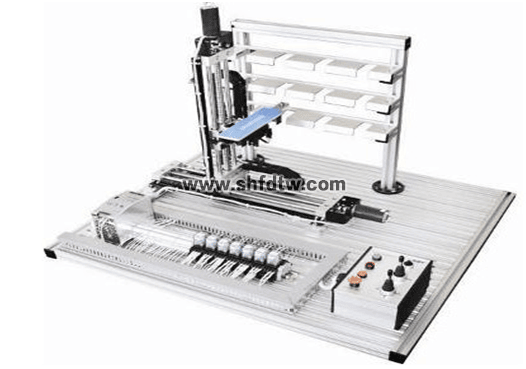 自动仓储系统的实物模型 PLC实验台自动仓储控制实物模型 现代物流仓储自动化实验系统(图1)