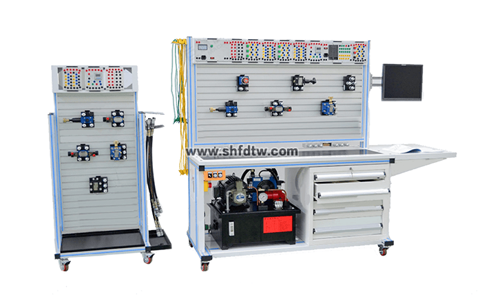 电液比例液压综合实验台 电液比例液压综合实训装置 液压实验室(图1)