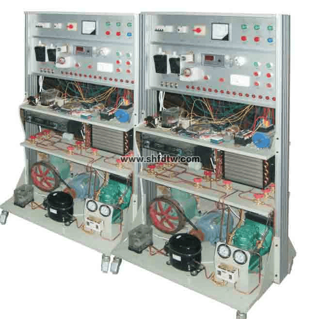 三种制冷压缩机比较实训装置 制冷压缩机性能测试实训装置 制冷压缩机性能实验装置(图1)