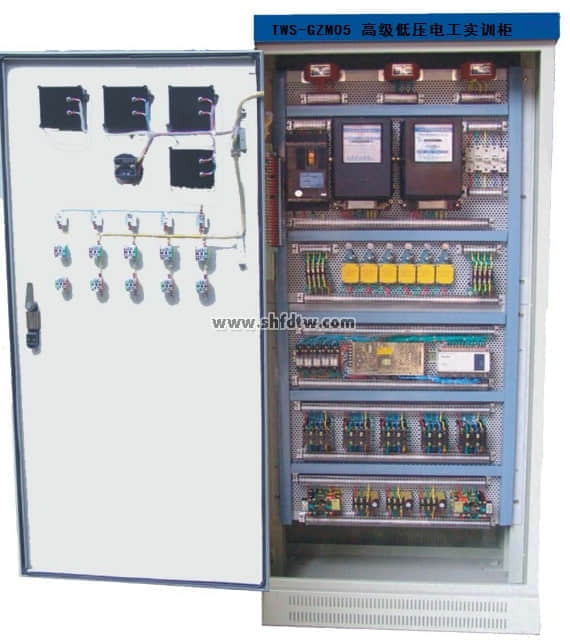 高级低压电工实训柜,低压教学实验铁柜(图1)