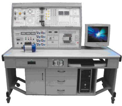 PLC可编程控制器 网络型PLC可编程控制器实验装置 PLC控制系统实训台(图1)