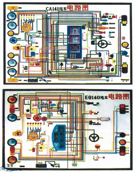 解放汽车电教板,全自动程序控制,东风程控电教板(图1)