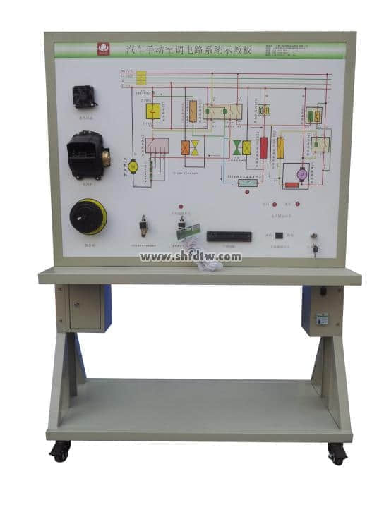 空调电路系统实训台 实验设备 教学仪器装置(图1)