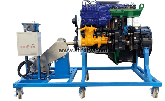 发动机解剖运行实训台 汽车柴油发动机实验台 发动机解剖运行实训台（豪沃ZZ1167）(图1)