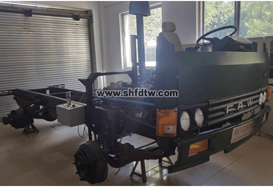 底盘系统实训台(豪沃ZZ1167)汽车底盘系统实训设备 汽车底盘实训台(图1)