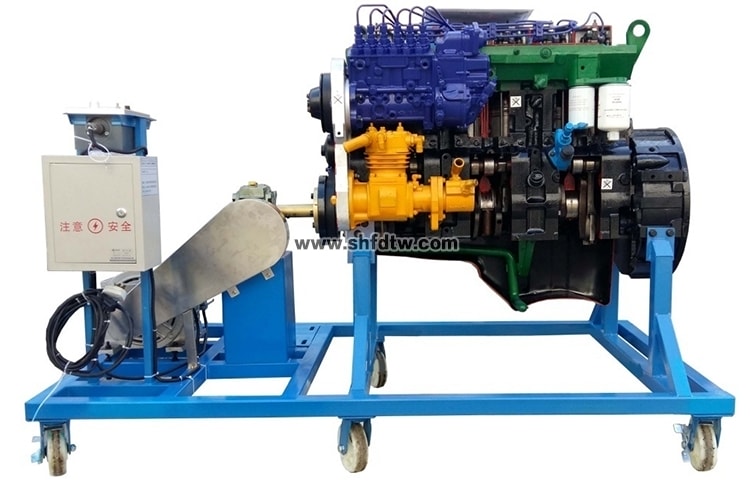 潍柴WP13柴油发动机解剖实训台 柴油发动机解剖演示台 柴油发动机解剖模型(图1)