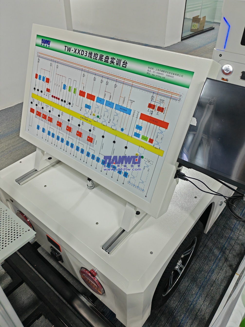 智能网联车辆线控底盘实训装置(图1)