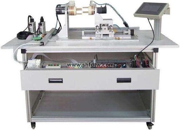 PLC·步进·伺服控制综合实训平台 伺服电机实训装置 步进伺服控制实训台 步进伺服控制设备 plc智 (图1)