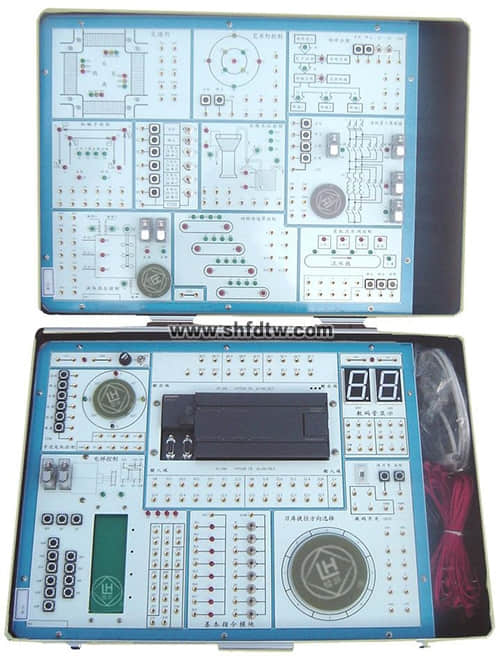 可编程PLC控制器实验箱 可编程控制器实验箱 plc可编程教学实验箱(图1)