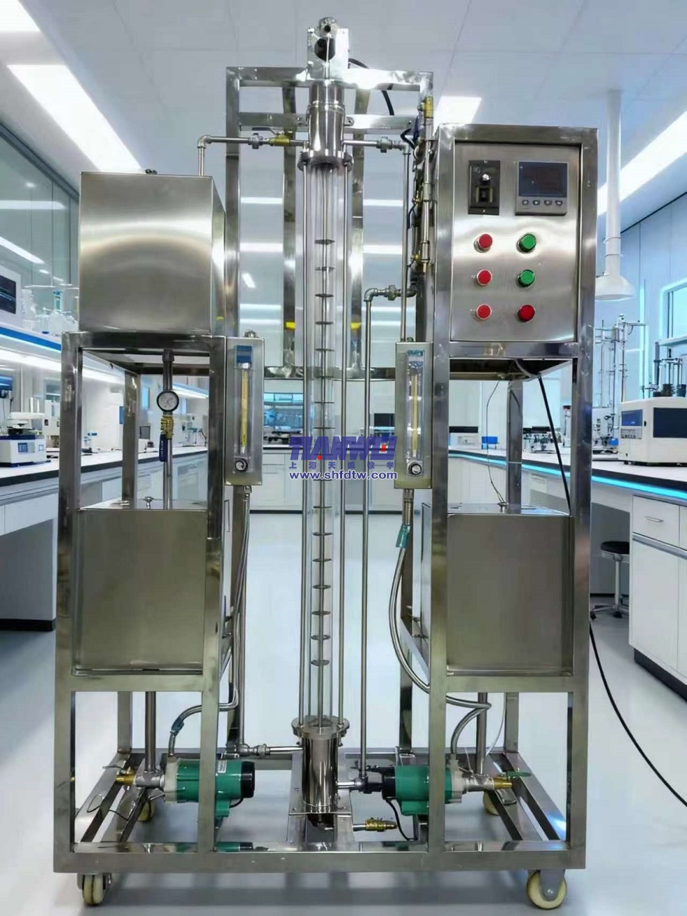 转盘萃取塔实验装置(图1)