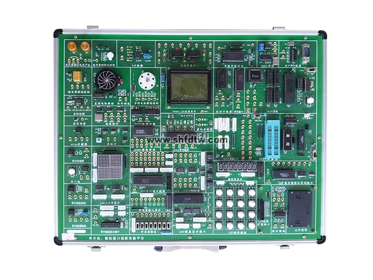 单片机、微机接口与组态综合实验系统 单片机实验箱 新型单片机与组态综合实验系统(图1)