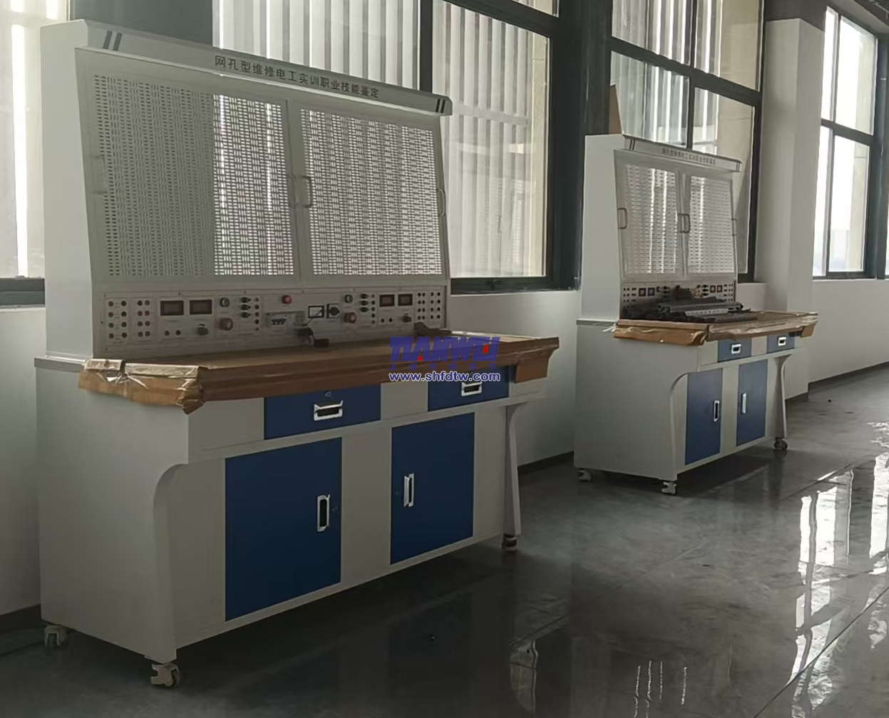 网孔型初级维修电工实训考核装置(双组型)(图2)