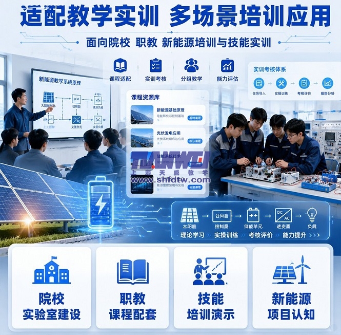 太阳能光伏发电综合实训系统(图2)